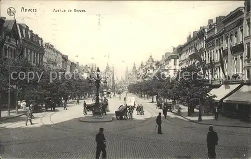 Anvers Antwerpen Avenue de Keyzer Kat. 