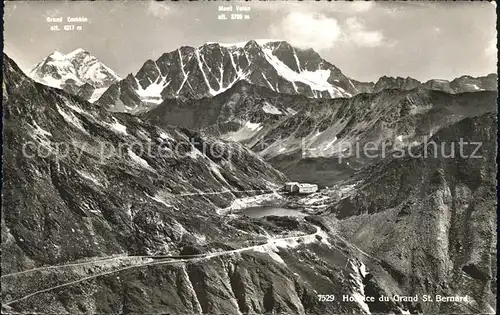 Grand Saint Bernard Hospice Alpenpanorama Kat. 