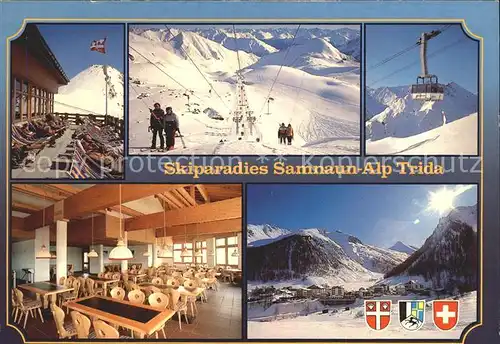 Samnaun GR Ski Arena Seilbahn Skilift Kat. 