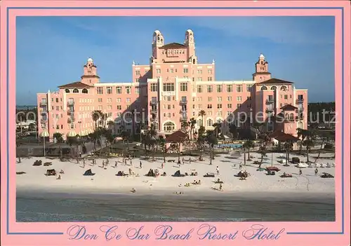 St Petersburg Florida Don Ce Sar Beach Resort Hotel Kat. 