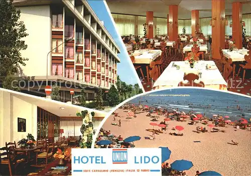 Cavallino Venezia Hotel Lido Speisesaal Strand Kat. 