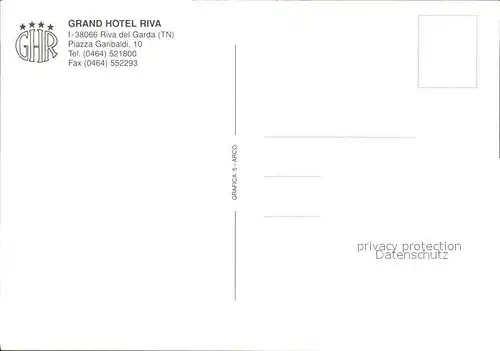 Riva del Garda Grand Hotel Riva Kat. 