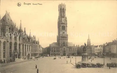 Bruges Flandre Grand Place Kat. 