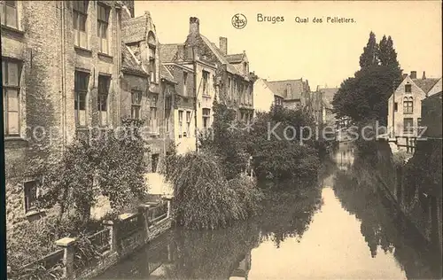 Bruges Flandre Quai des Pelletiers Kat. 