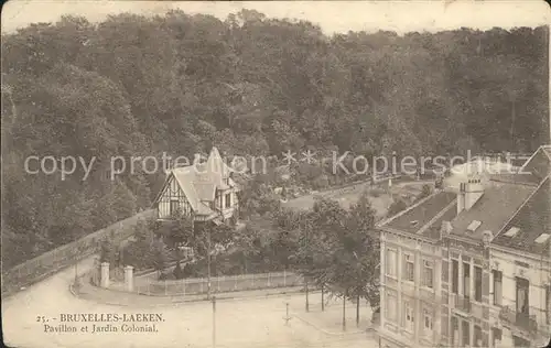 Laeken Pavillon et Jardin Colonial / Bruxelles Laeken /