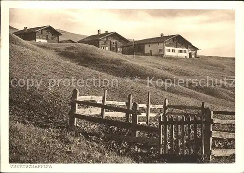 Obertschappina GR Bergbauernhoefe /  /Rg. Andeer