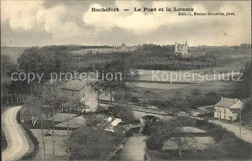 Rochefort Namur Wallonie Le Pont et la Lomme /  /
