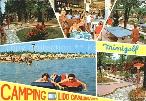 Cavallino Venezia Camping Lido  Restaurant Strand Minigolf Kat. 