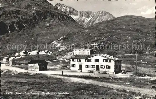 Oberalppass Hospiz Gasthaus Passhoehe Kat. 