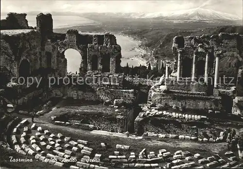 Taormina Sizilien Teatro Antico Scena Kat. 