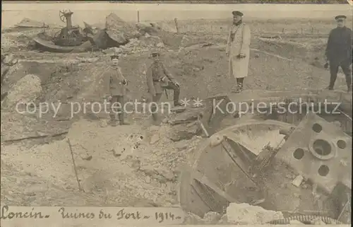 Loncin Ruines du Fort 1914 /  /