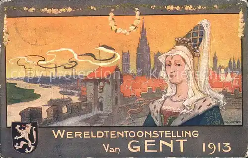 Gent Gand Flandre Wereldtentoonstelling 1913 /  /