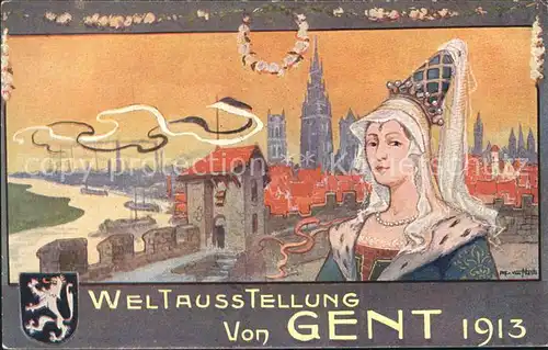 Gent Gand Flandre Weltausstellung 1913 /  /