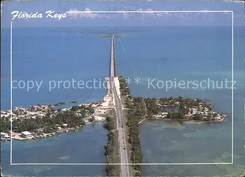 Florida Keys Overseas Highway Fliegeraufnahme Kat. 
