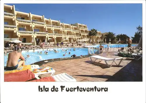 Fuerteventura Kanarische Inseln Playa de JandiaSchwimmanlage von Hotel Kat. 