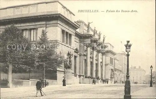 Bruxelles Bruessel Palais des Beaux Arts Kat. 