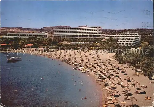 Rhodos Rhodes aegaeis Paradise Beach Hotel Kat. 