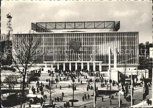 Bruxelles Bruessel Exposition Internationale Pavillon USSR Kat. 