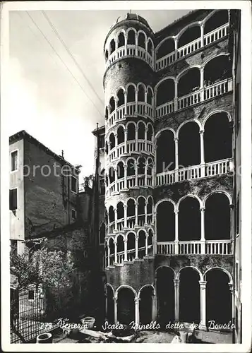 Venezia Venedig Wendeltreppe Kat. 