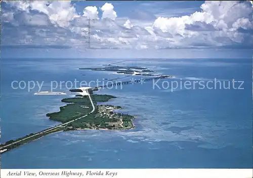 Florida Keys Fliegeraufnahme Overseas Highway Kat. 