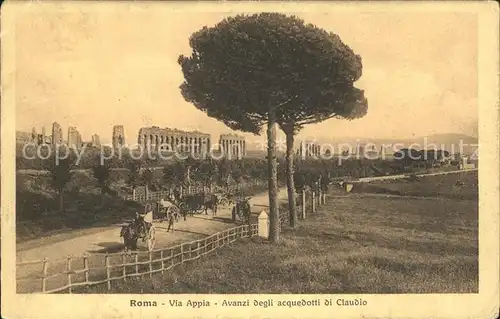 Roma Rom Via Appia Avanzi degli acquedotti di Claudio Kat. 
