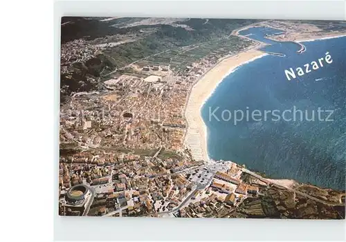 Nazare Portugal Fliegeraufnahme Kat. 