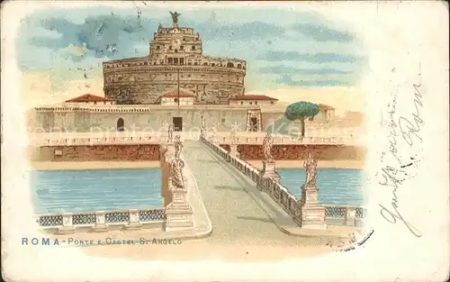 Roma Rom Ponte e Castel S. Angelo Kat. 