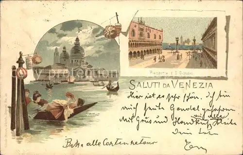 Venezia Venedig Piazzetta E San Giorgio /  /Venezia