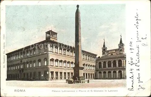 Roma Rom Palazzo Lateranense e Piazza di San Giovanni in Laterno Kat. 