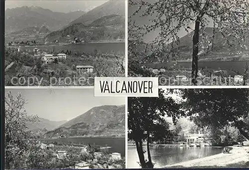 Valcanover Trentino Lago di S Cristoforo Teilansichten