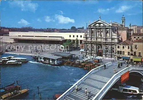 Venezia Venedig Stazione di Santa Lucia Bahnhof Kat. 