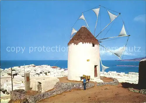 Mykonos Kykladeninsel aegaeis Windmuehle Kat. 