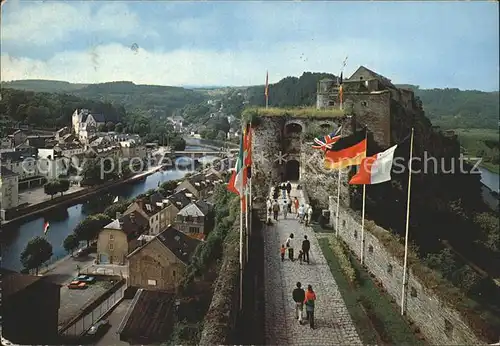 Bouillon Liege Wallonie La Semois et le Chateau Fort Kat. 