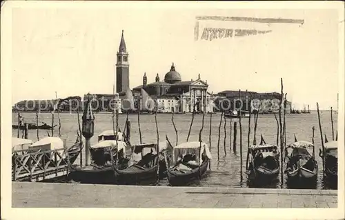 Venezia Venedig Isola di S Giorgio dal Molo Kat. 