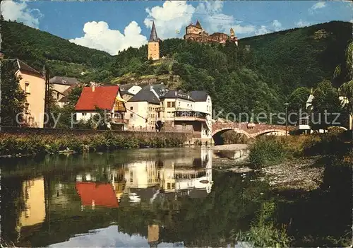 Vianden Pittoresque Vallee de l Our Chateau Hockelstour et Pont