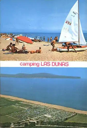 San Pedro Pescador Fliegeraufnahme Camping Las Dunas  Kat. 