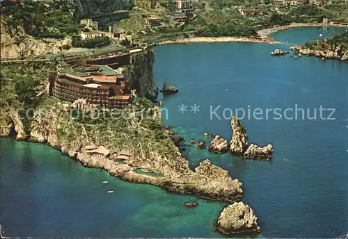 Taormina Sizilien Capo veduta aerea Kat. 