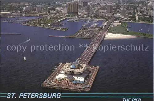 St Petersburg Florida Pier Downtown aerial view Kat. 