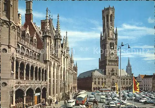 Brugge Grosser Markt Glockenturm Kat. 