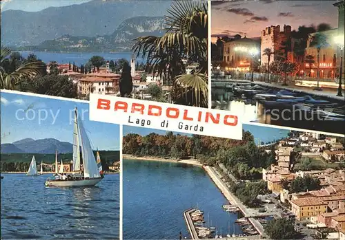 Bardolino Verona See Hafen Promenade Panorama Kat. 