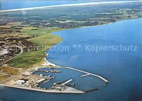 Havneby Fliegeraufnahme Faehrhafen Kat. 