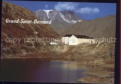 Grand Saint Bernard Le col avec l hospice et le Mont Velan Kat. 