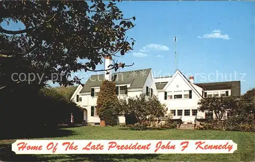 Cape Cod Mass. Home Of The Late President John F Kennedy Kat. 