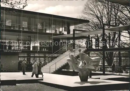 Bruessel Bruxelles Pavillon von Deutschland Weltausstellung 1958 Kat. 