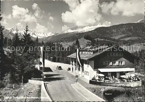 Walserschanz Kleinwalsertal Grenzgasthof  Kat. 