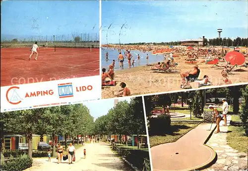 Cavallino Venezia Camping Lido Strand Minigolf Tennis Kat. 