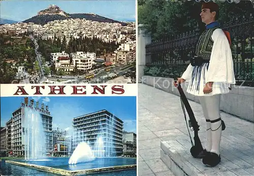 Athen Griechenland Lycabetus Omonnia Platz Ewson Kat. 