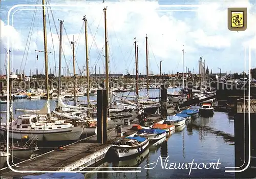 Nieuwpoort West Vlaanderen Yachtclub Hafen Kat. 