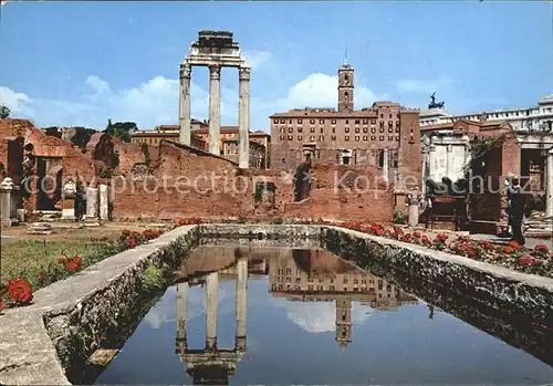 Roma Rom Foro romano Laghetto nella Casa delle Vestali Roemisches Forum Kat. 