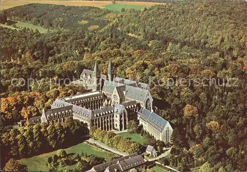 Denee Namur Abbaye de Maredsous Fliegeraufnahme Kat. 